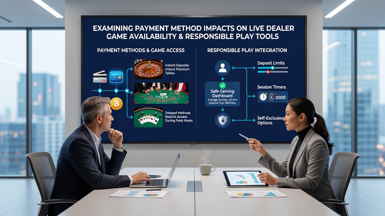 Mobile screen displaying responsible gambling settings alongside a live blackjack table interface
