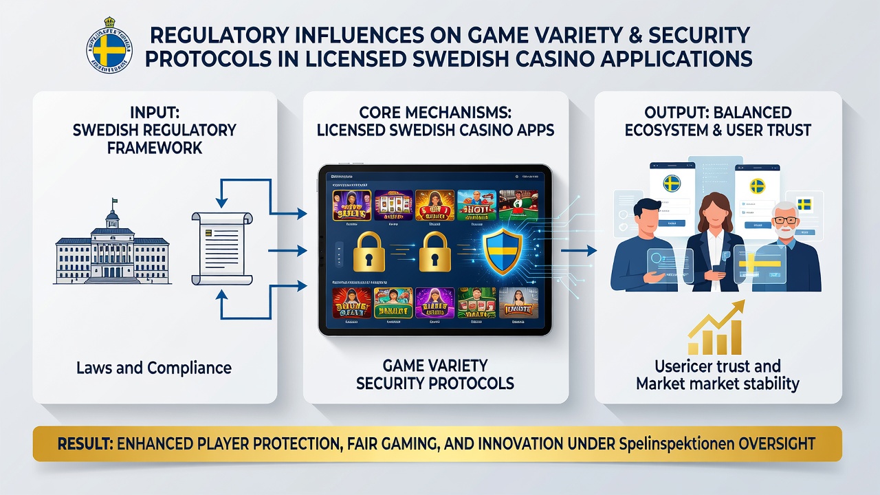 Security protocol diagram illustrating encryption and audit processes in Swedish casino apps
